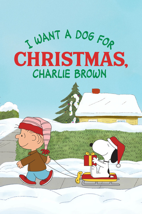 I Want A Dog For Christmas, Charlie Brown poster
