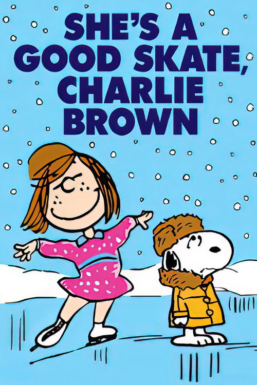 She's A Good Skate, Charlie Brown poster